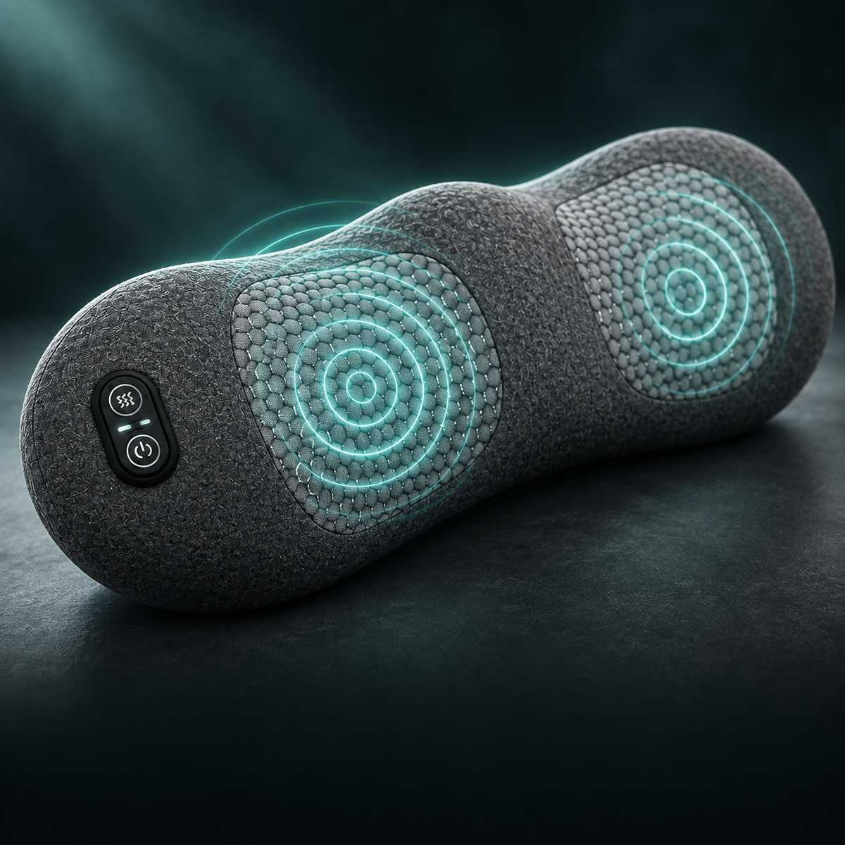 Vibration function illustrated on the CarryEase back massager